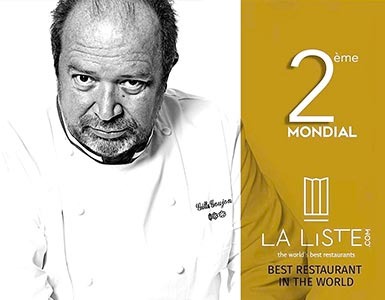 Gilles Goujon 2ème meilleur restaurant du monde !